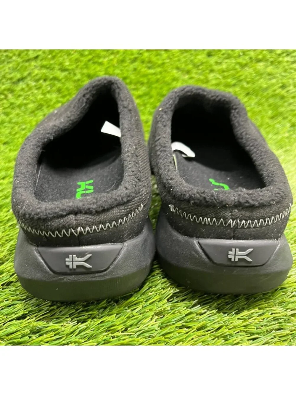 Kuru Draft 2 Mens Size 8 Black Casual Classic Walking Slip-On Mule Slippers